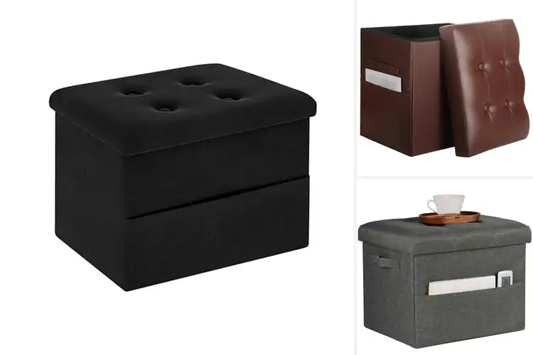 Detailed view of Best Side Pocket Ottomans: Style & Storage