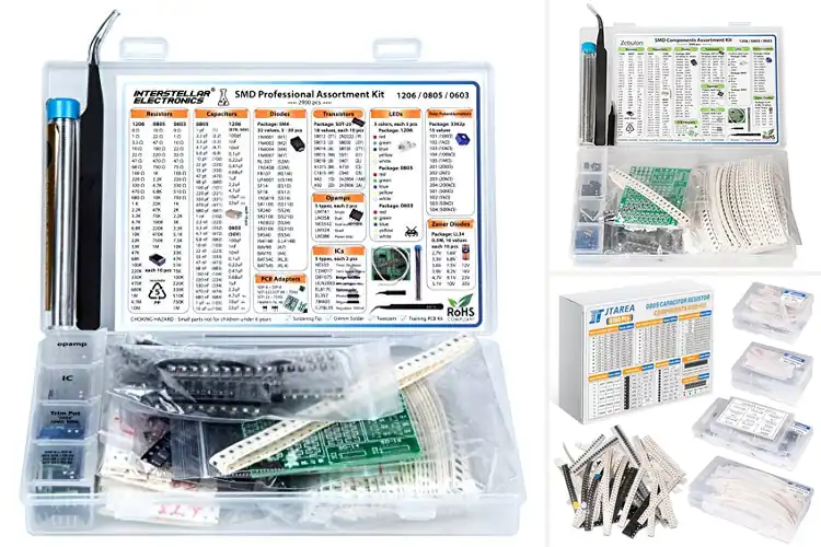 Detailed view of Best SMD Component Kits for Smooth, Organized Building