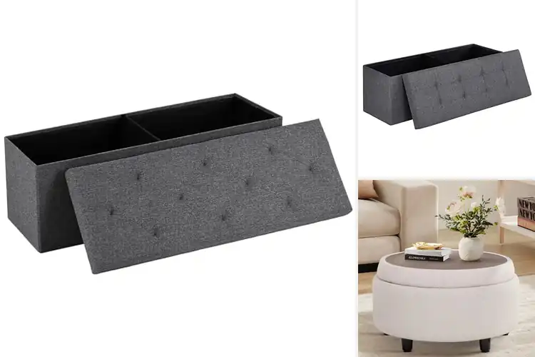 Detailed view of Best Storage Ottomans For Living Room