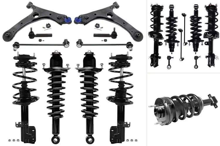 Detailed view of best suspension struts: Top Kits for a Smoother, Safer Ride