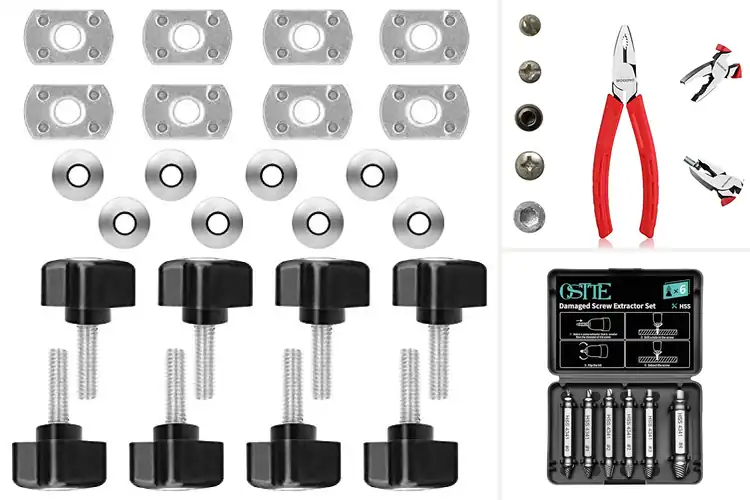 Detailed view of Best Tool Free Quick Removal Screws