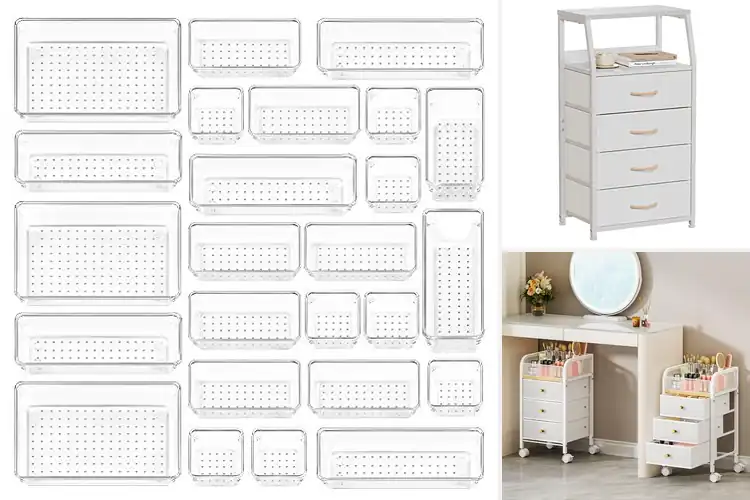 Detailed view of Best Vanity Storage Drawers to Organize Your Space in Style