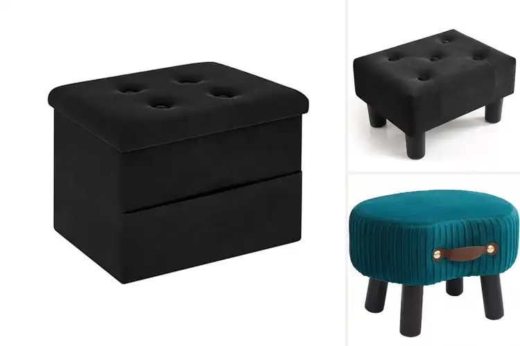 Detailed view of Best Velvet Foot Rest