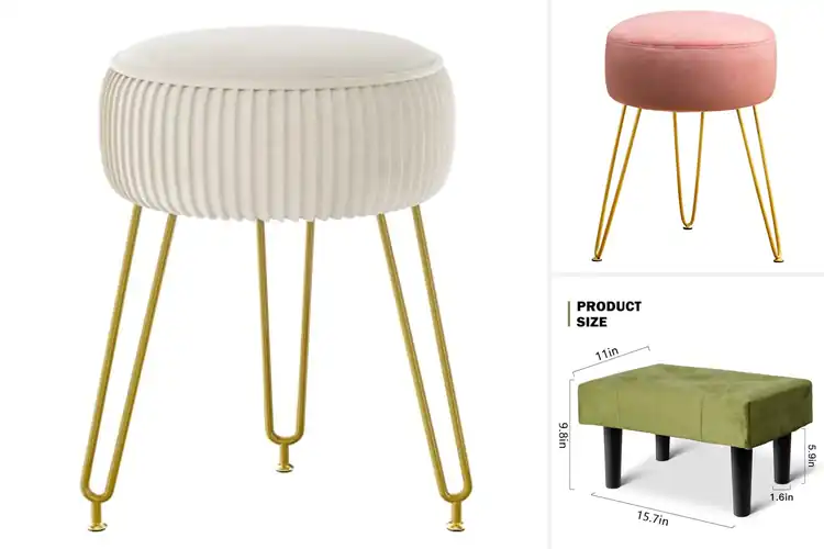 Detailed view of Best Velvet Footrests: Top 10 Stylish & Comfy Picks for You