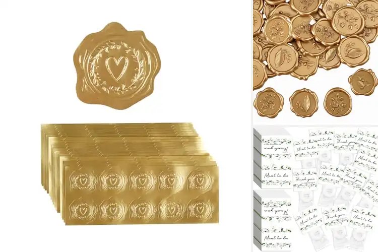 Detailed view of Best Wedding Gift Wrapping Stickers