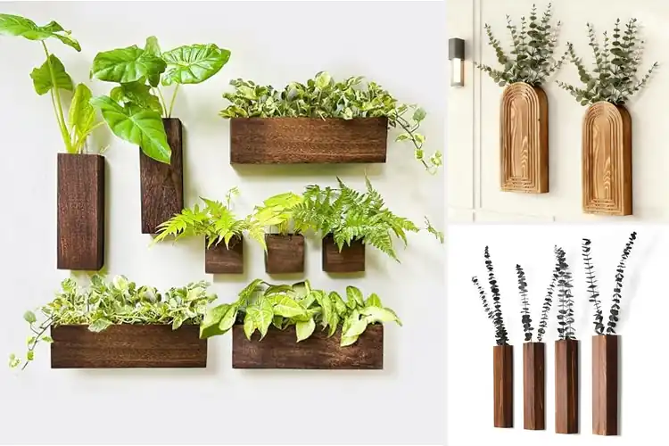 Detailed view of Best Wooden Wall Planters
